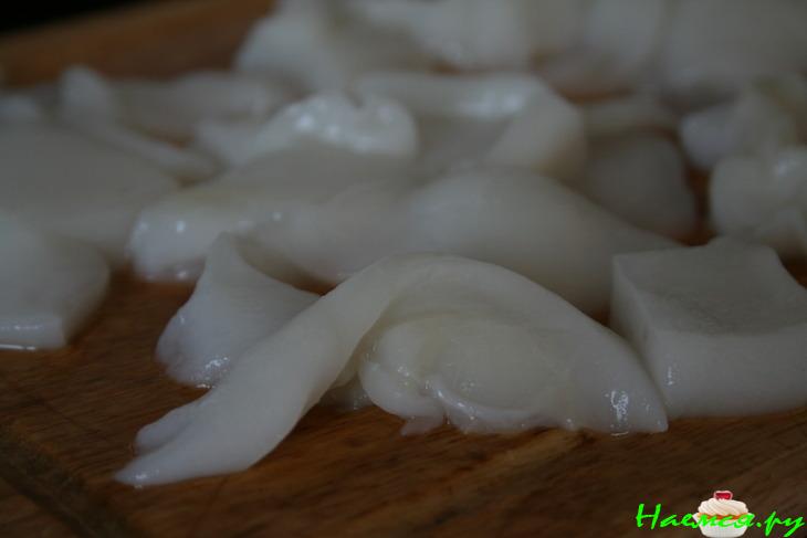 Кальмары в обычном кляре