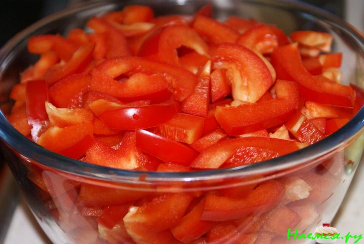 Перец в медовом маринаде