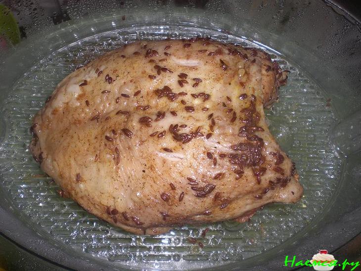 Грудинка на пару