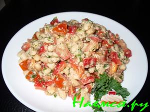 Салат "Любителям Печени Трески" Салат "Любителям Печени Трески"