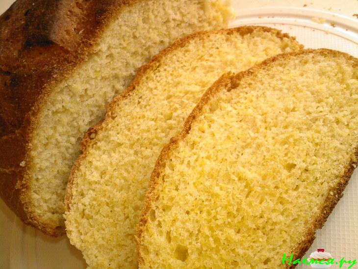 Кукурузный дрожжевой хлеб