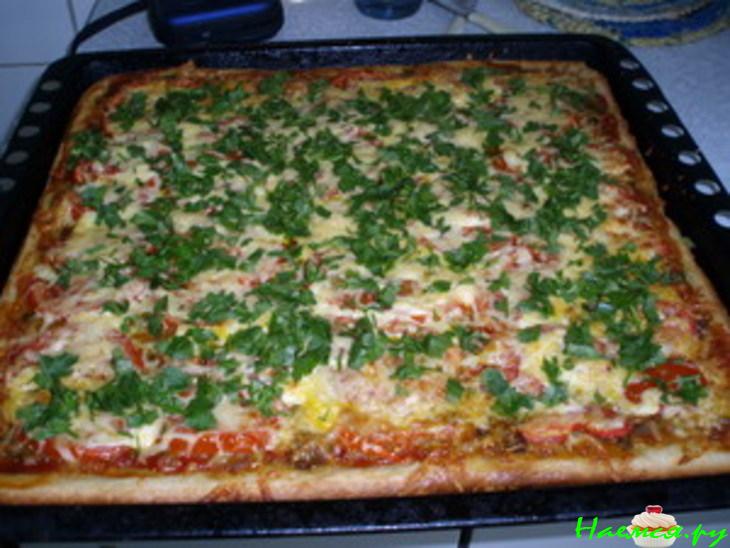 Грибная пицца "Для всей семьи" Грибная пицца "Для всей семьи"