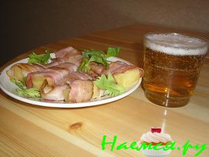 Сырные палочки с грудинкой Сырные палочки с грудинкой