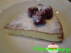 Творожное суфле с апельсинами