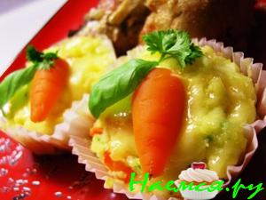 Картофельное пюре с морковкой и сыром Картофельное пюре с морковкой и сыром