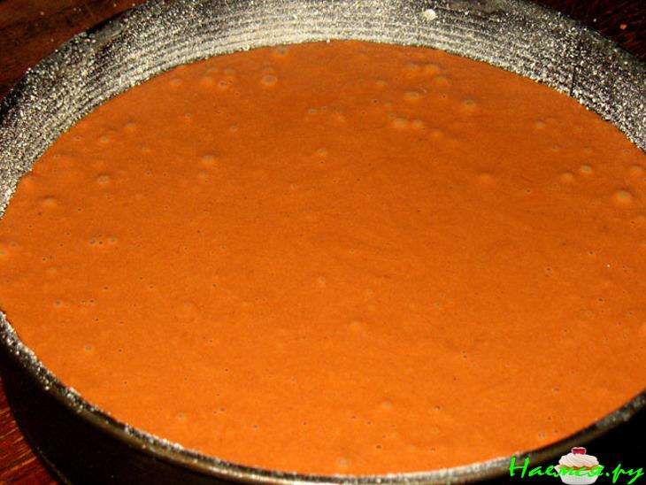 Шоколадно-малиновый торт "Вулкан"