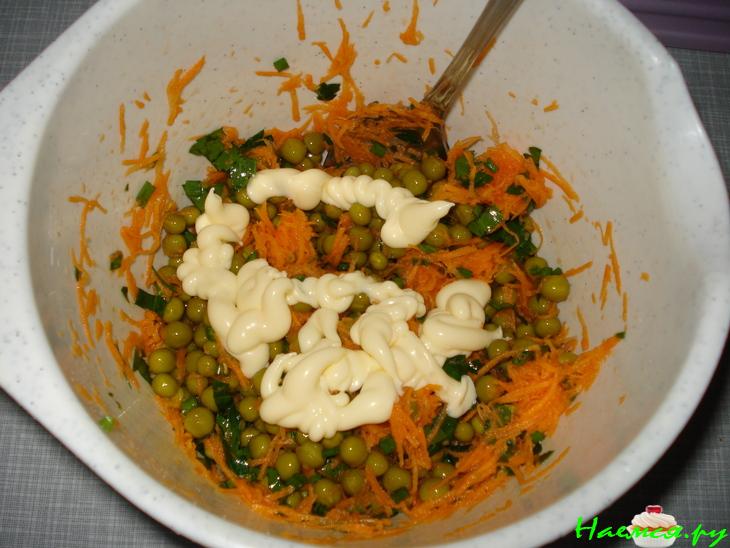 Морковь на горошине