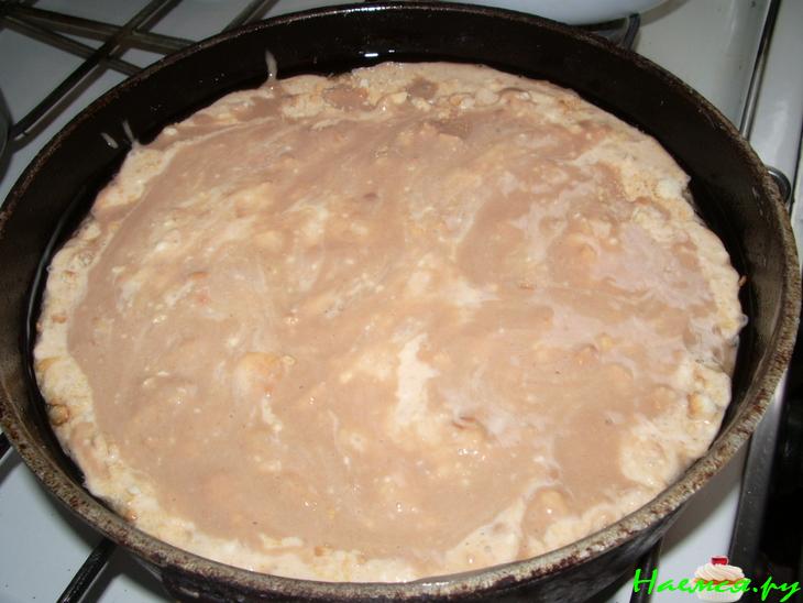 Тортик с шоколадом и клубничкой