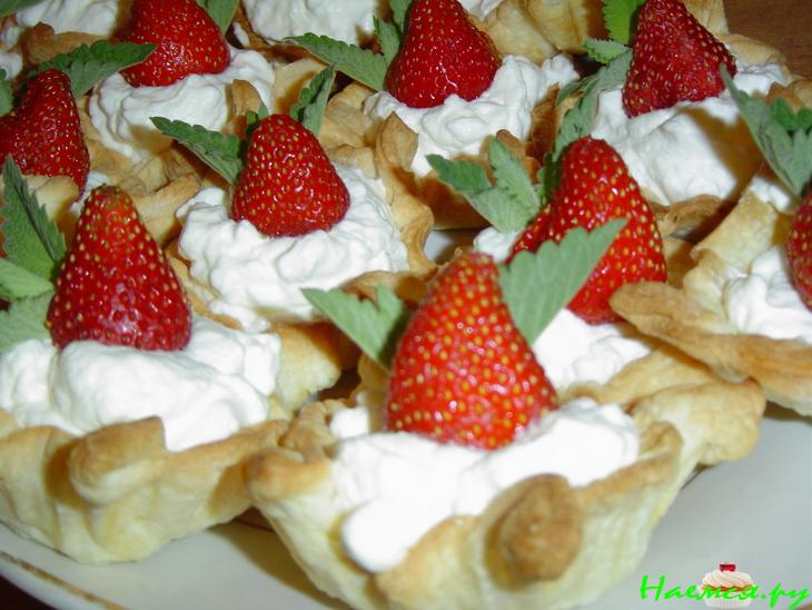 Корзиночки с клубникой