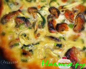 Пирог с мидиями