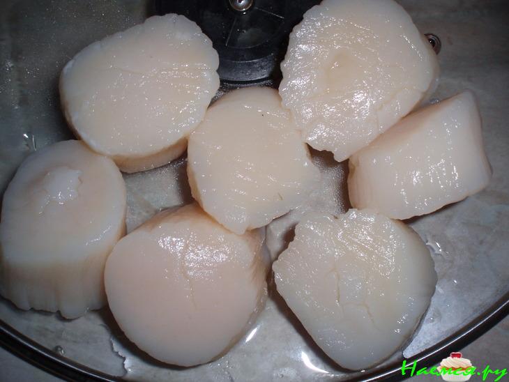 Морской гребешок жареный Морской гребешок жареный