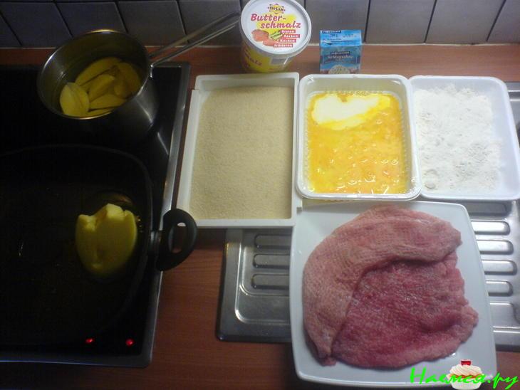 Венский шницель (телятина)