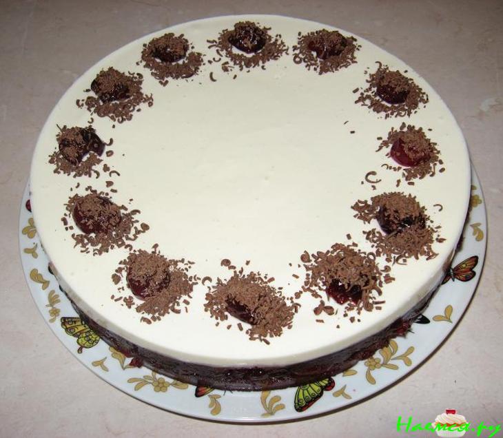 Торт бисквитный 'Вишневый' Торт бисквитный 'Вишневый'