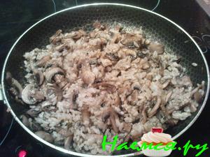 Рис с шампиньонами Рис с шампиньонами