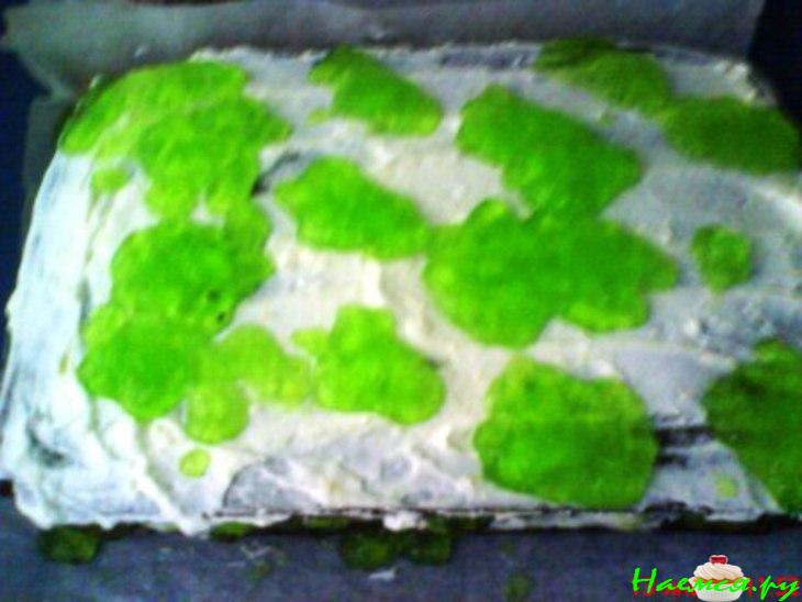 Шоколадное пирожное с желейной прослойкой Шоколадное пирожное с желейной прослойкой