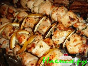 Шашлык из филе куриной грудки Шашлык из филе куриной грудки