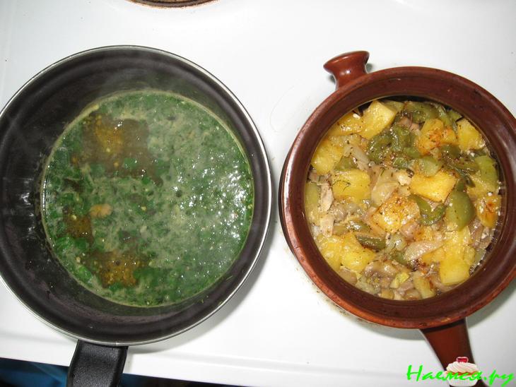 Наваристый суп в горшочке Наваристый суп в горшочке