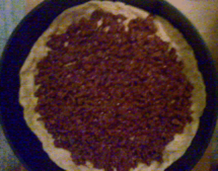 Пирог с мясом (баранина)