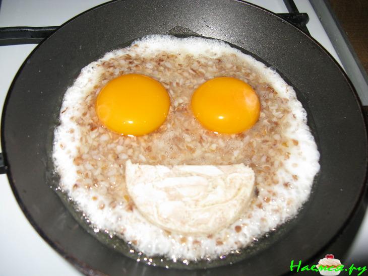Яичница с гречкой "Чудик" для детей