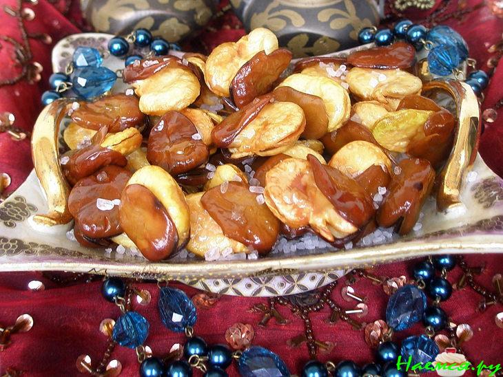 Бобы жареные в масле 