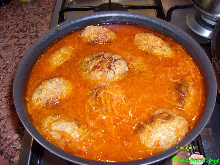 Ленивые голубцы со свининой