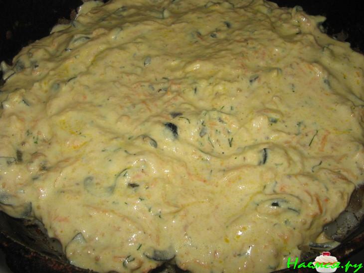 Рыба в горчичном соусе с маслинами