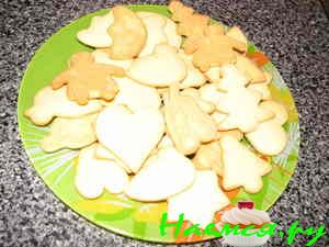 Печенье лимонное простое