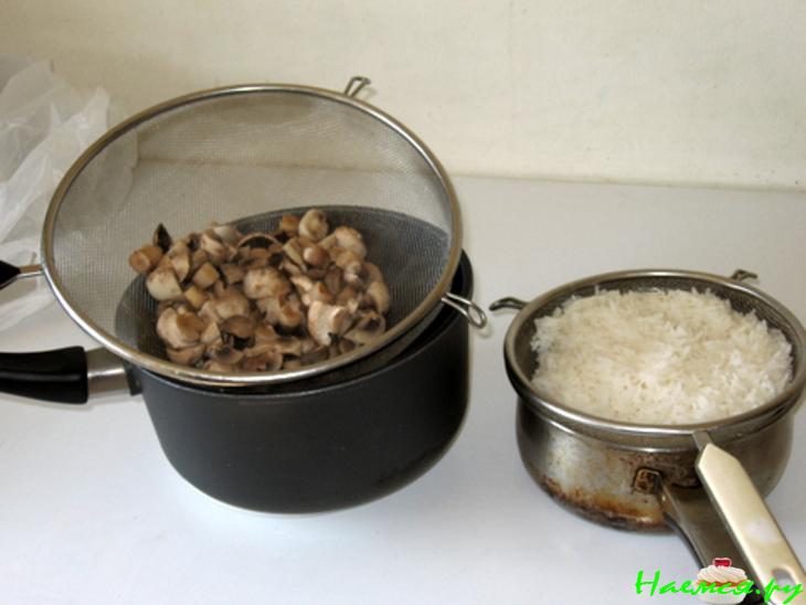 Грибная запеканка со сливочным сыром