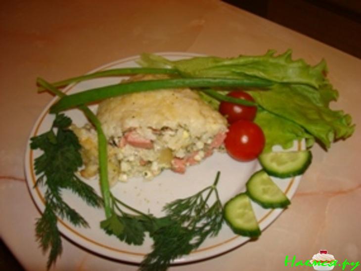 Рулет рисово-сырный