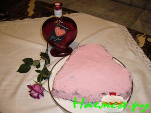Торт "Валентинkа" с орехами