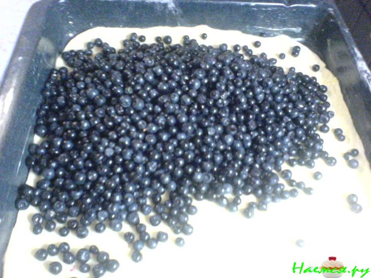 Пирог с черникой и сырной массой Пирог с черникой и сырной массой