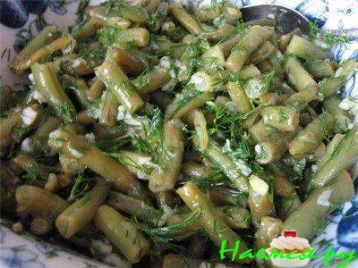 Зеленая тушеная фасоль Зеленая тушеная фасоль