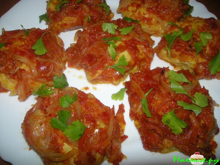 Острые рыбные шарики