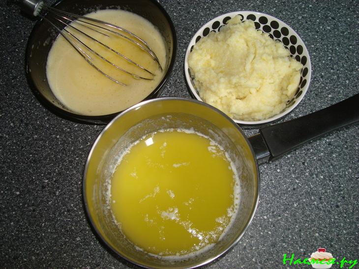 Корзиночки с облачком лимонного крема и вишенками в шоколадных кружевах