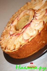 Кекс кефирный с цукатами и яблочком Кекс кефирный с цукатами и яблочком