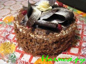 Торт "Черный лес" с вишней Торт "Черный лес" с вишней