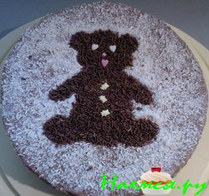 Торт "Мишка на севере"