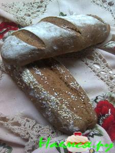 Багет &laquo;Неделька&raquo; на закваске. Рецепт один, а хлеб каждый день разный!