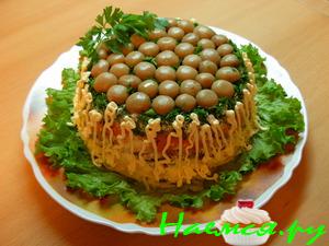 Салат "Грибная поляна"