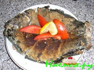 Линь жареный