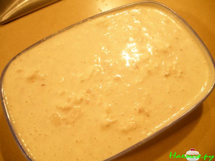 Воздушная сливочная запеканка с крабами