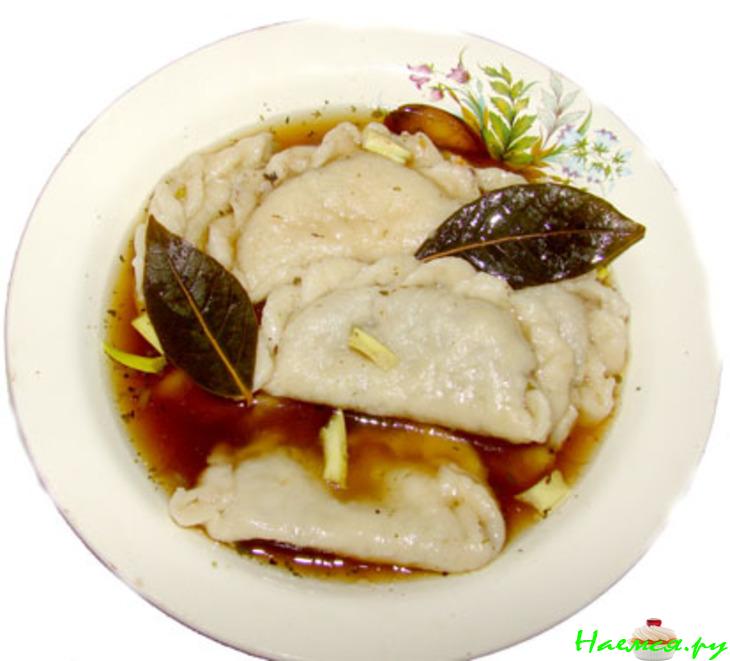 Настоящие грибные пельмени