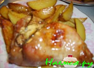 Куриные ножки фаршированные черносливом