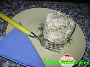 Салат нежный и сытный