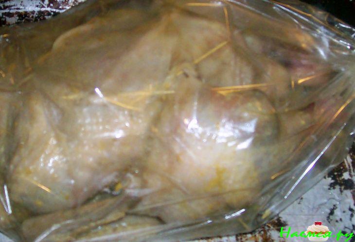 "Золотая" курочка с курагой