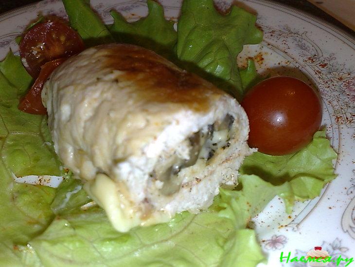 Куриные рулетики в фольге