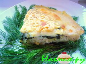 Лазанья с рыбкой ну ооочень вкусная!