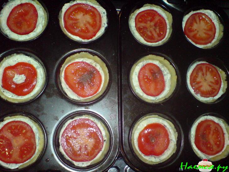 Тарталетки с творожным сыром Тарталетки с творожным сыром