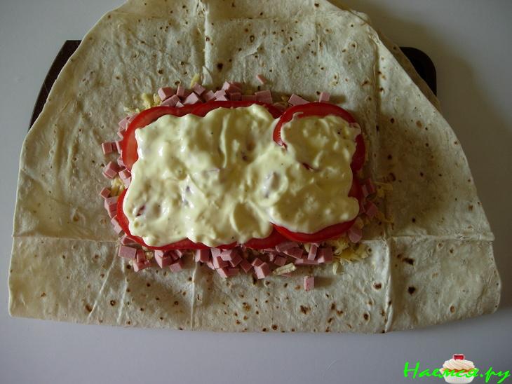 "Фаршированный" лаваш