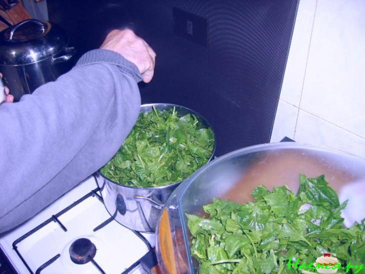 Яхния из шпината